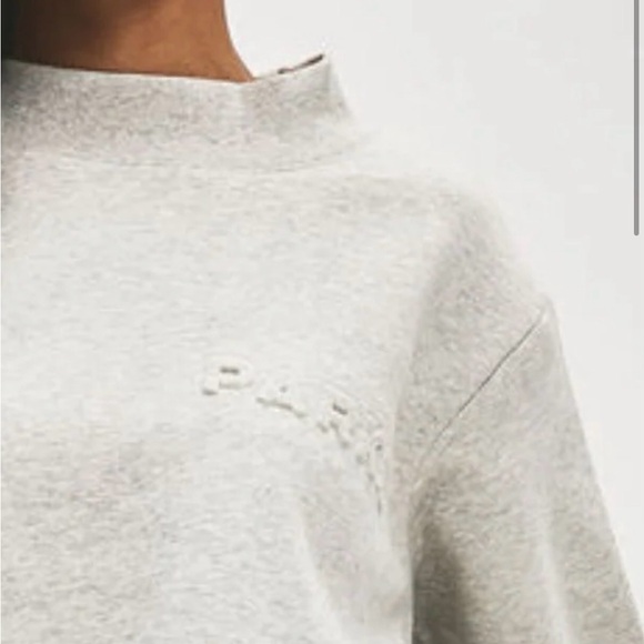 Parke Mockneck, embossed gray size XXL NWT - Picture 4 of 6